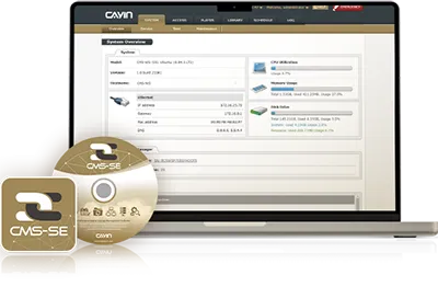 Maximize your digital signage network with CMS-SE server, offering centralized management, content distribution, and scheduling for seamless and impactful displays.