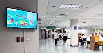 Kasetsart University Library Turns Every Elevator Wait Into a Message Students Cannot Miss